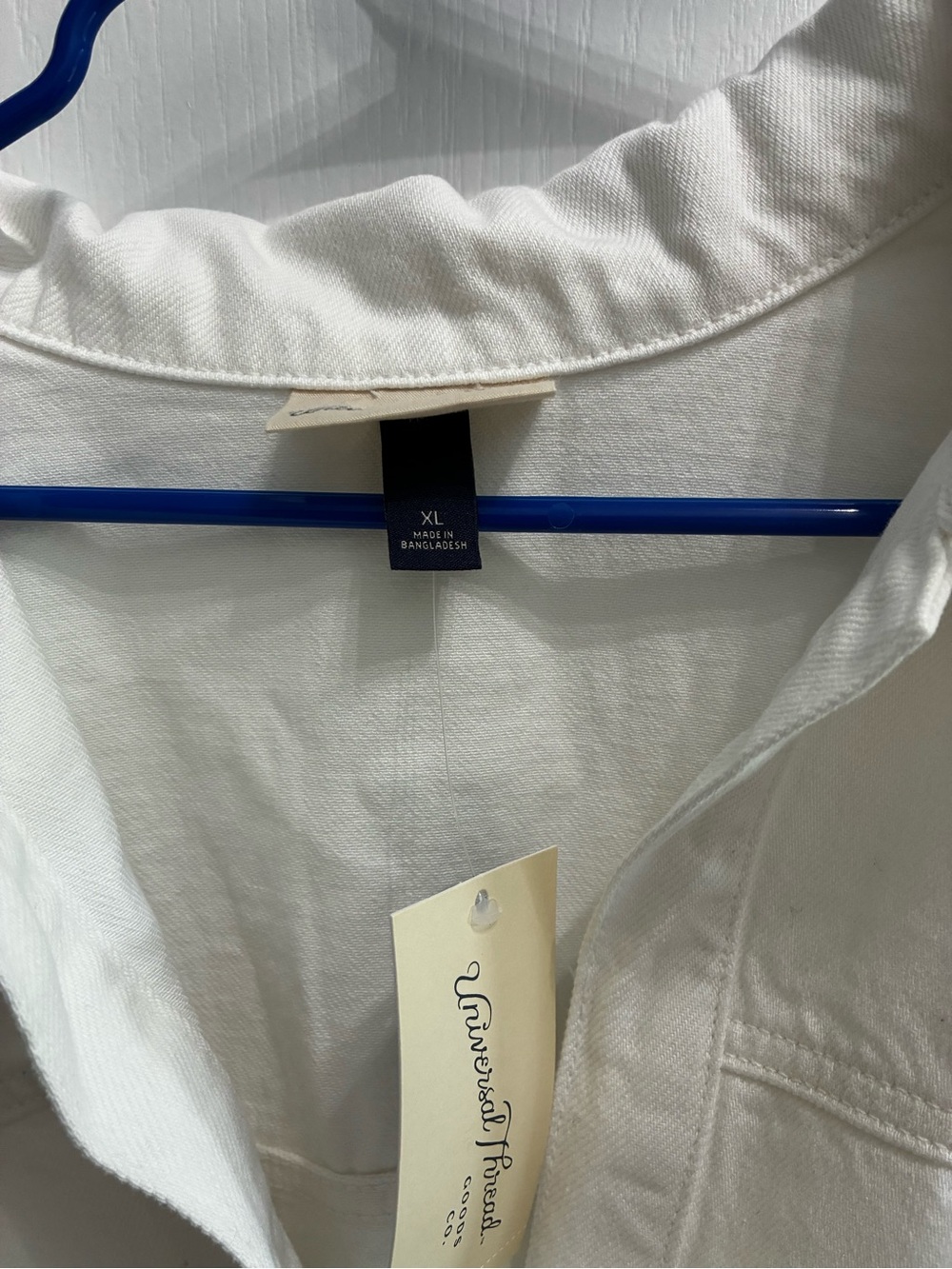 NWT White Universal Threads Denim dress XL - Picture 2 of 7